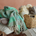Isnel Throw - Blue/Green - Simply Rye