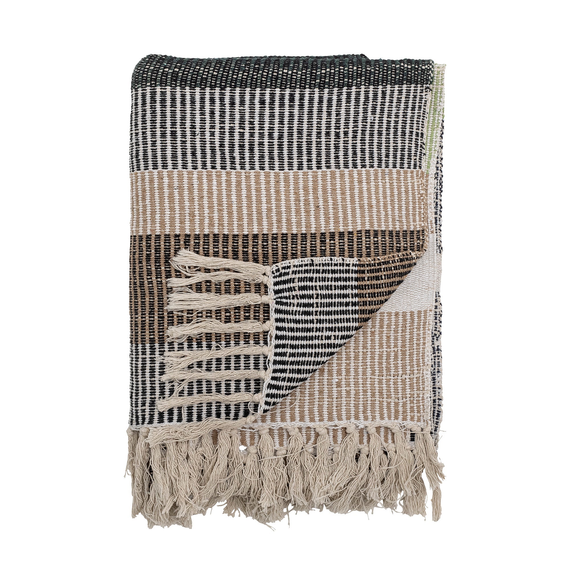 Isnel Throw - Dark Brown/Beige - Simply Rye