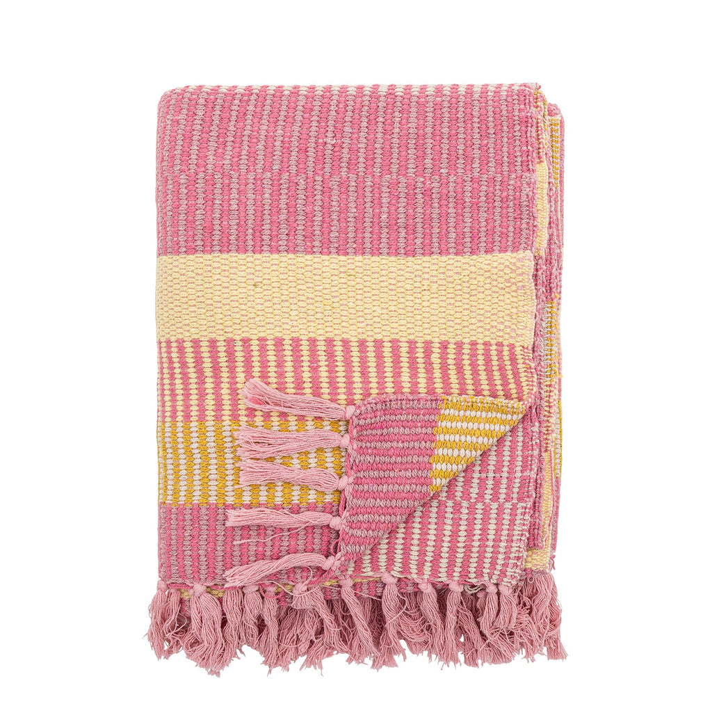 Isnel Throw - Pink/Yellow - Simply Rye