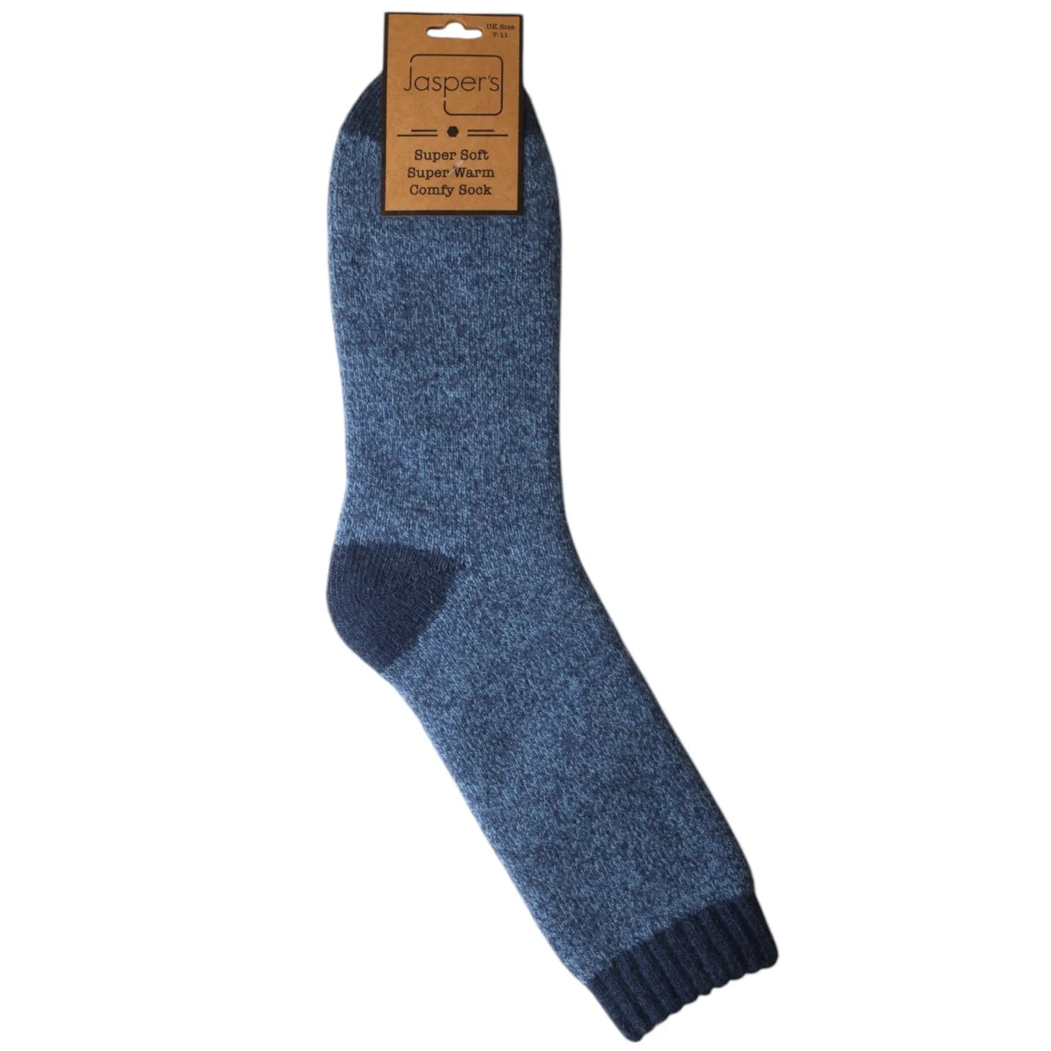 Jaspers Cosy Socks - Blue Marl - Simply Rye