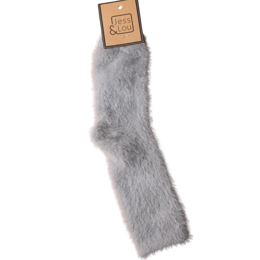 Jess & Lou Fluffy Socks - Simply Rye