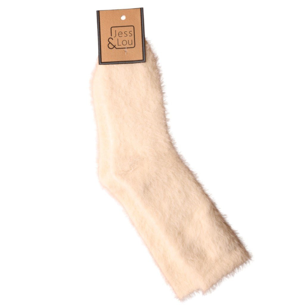 Jess & Lou Fluffy Socks - Simply Rye