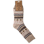Jess & Lou Ribbed Socks - Nordic Beige - Simply Rye