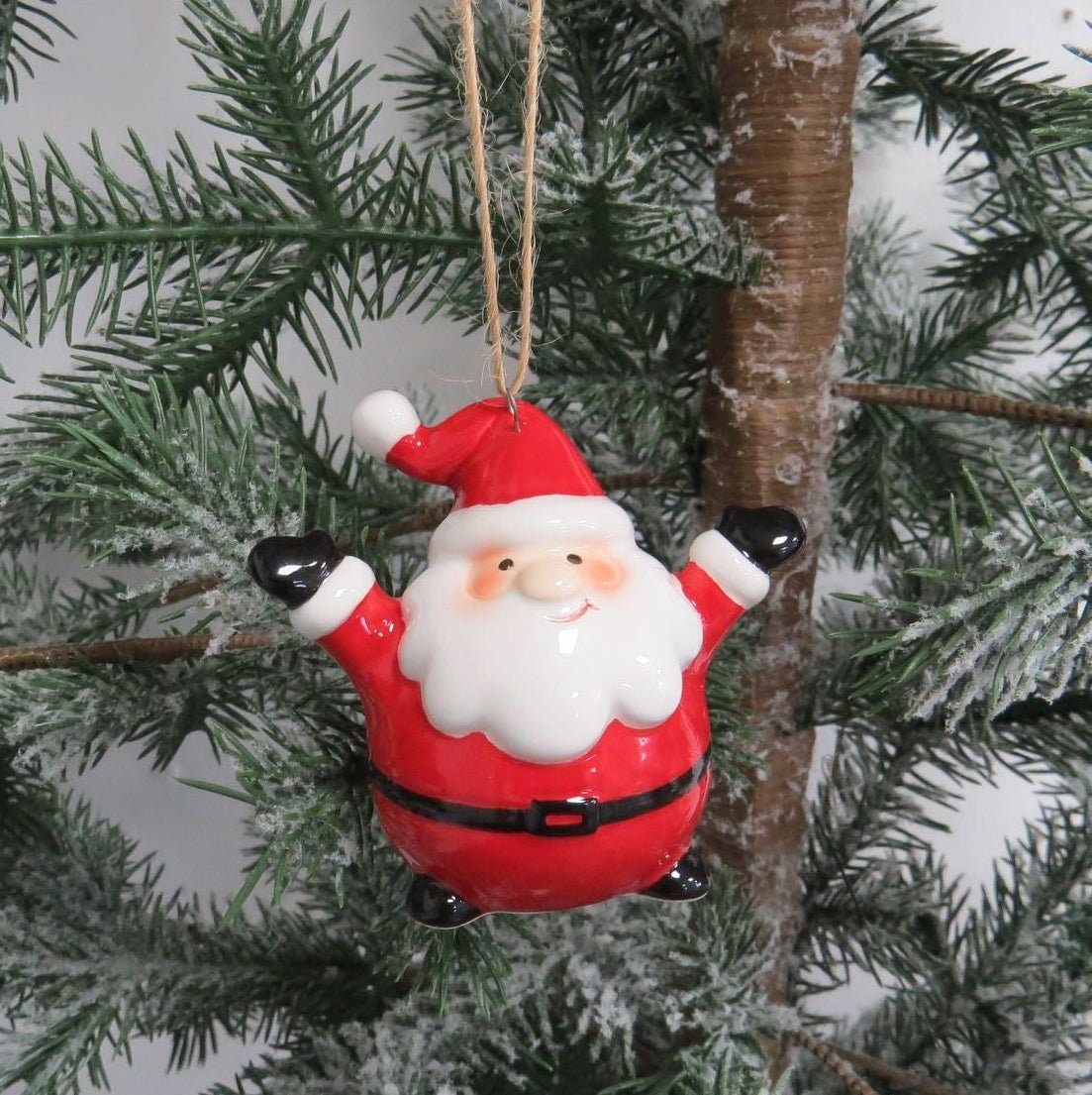 Jolly Santa Decoration - Simply Rye