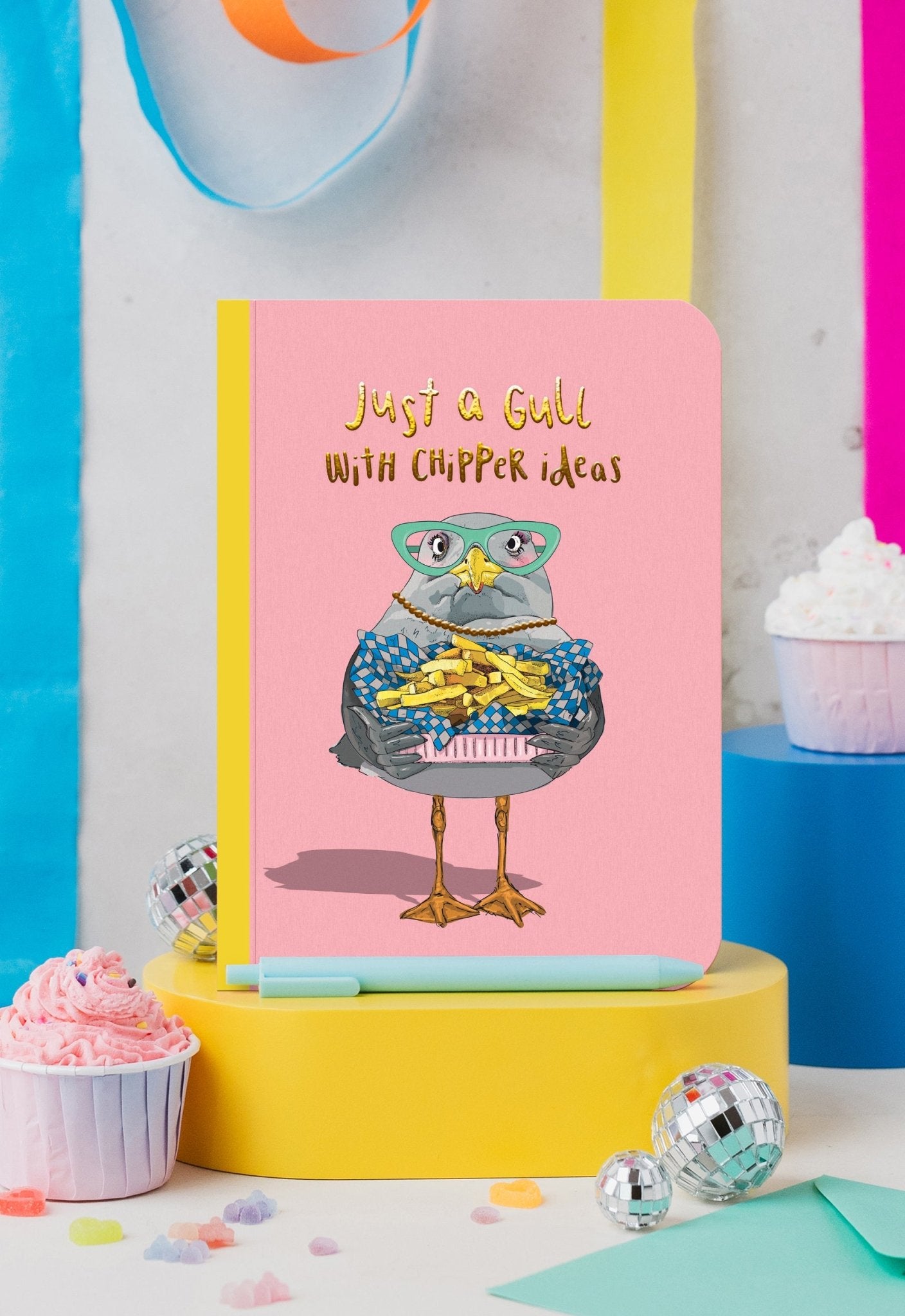 ‘Just a Gull with Chipper Ideas’ Notebook - Simply Rye
