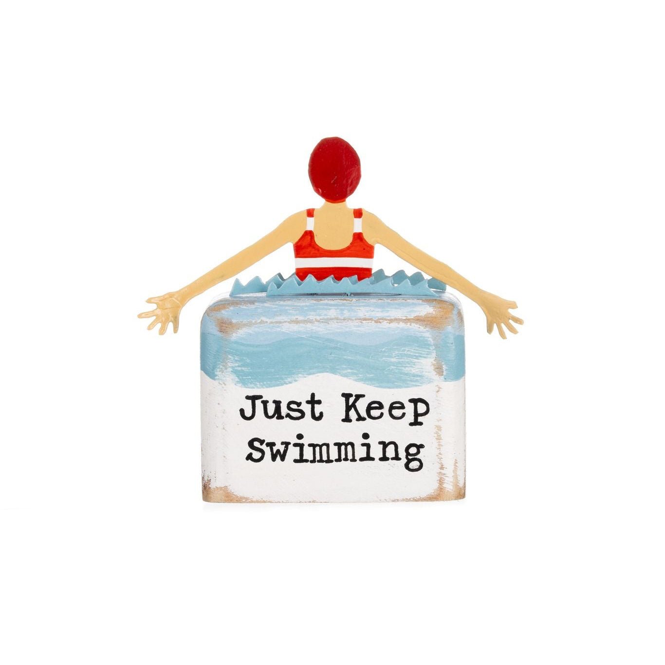 'Just Keep Swimming' Wild Swimming Decoration - Simply Rye