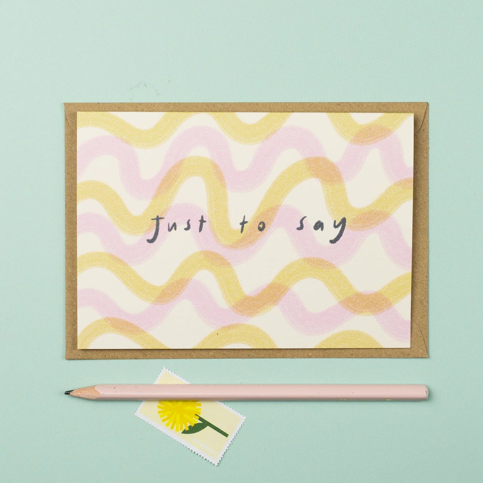 ‘Just to Say’ Card - Simply Rye
