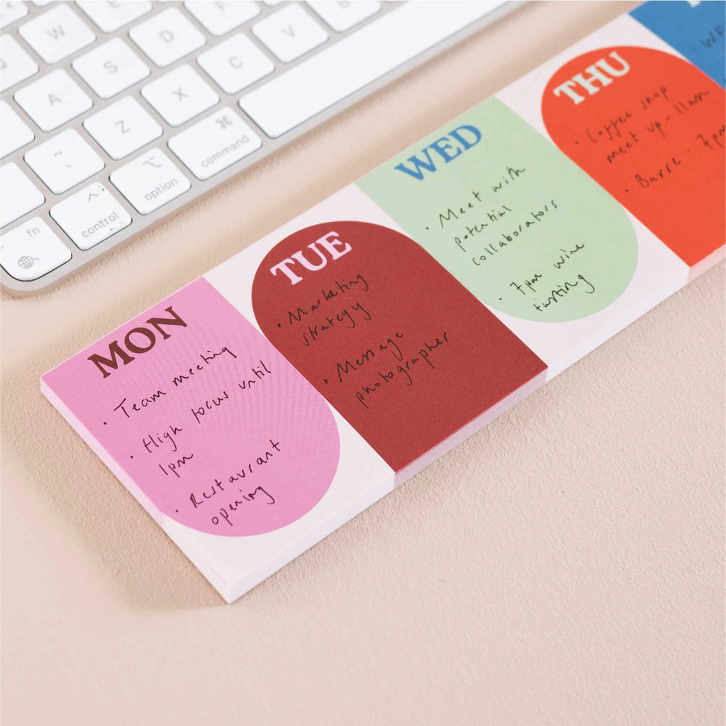 Keyboard Weekly Planner Pad - Work Hard, Play Nice - Simply Rye