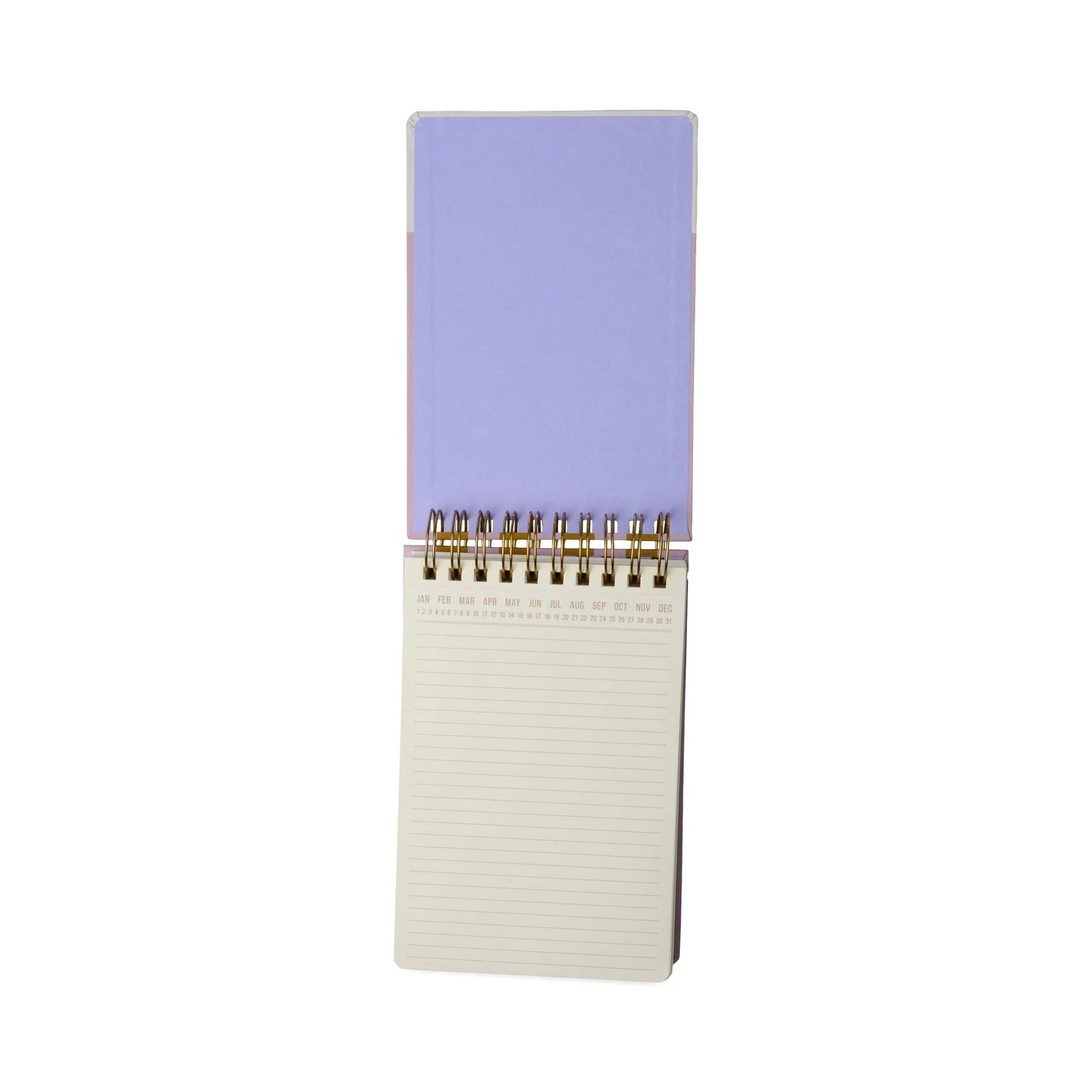 Large Chunky Notepad - Lilac & Ochre Stripes - Simply Rye