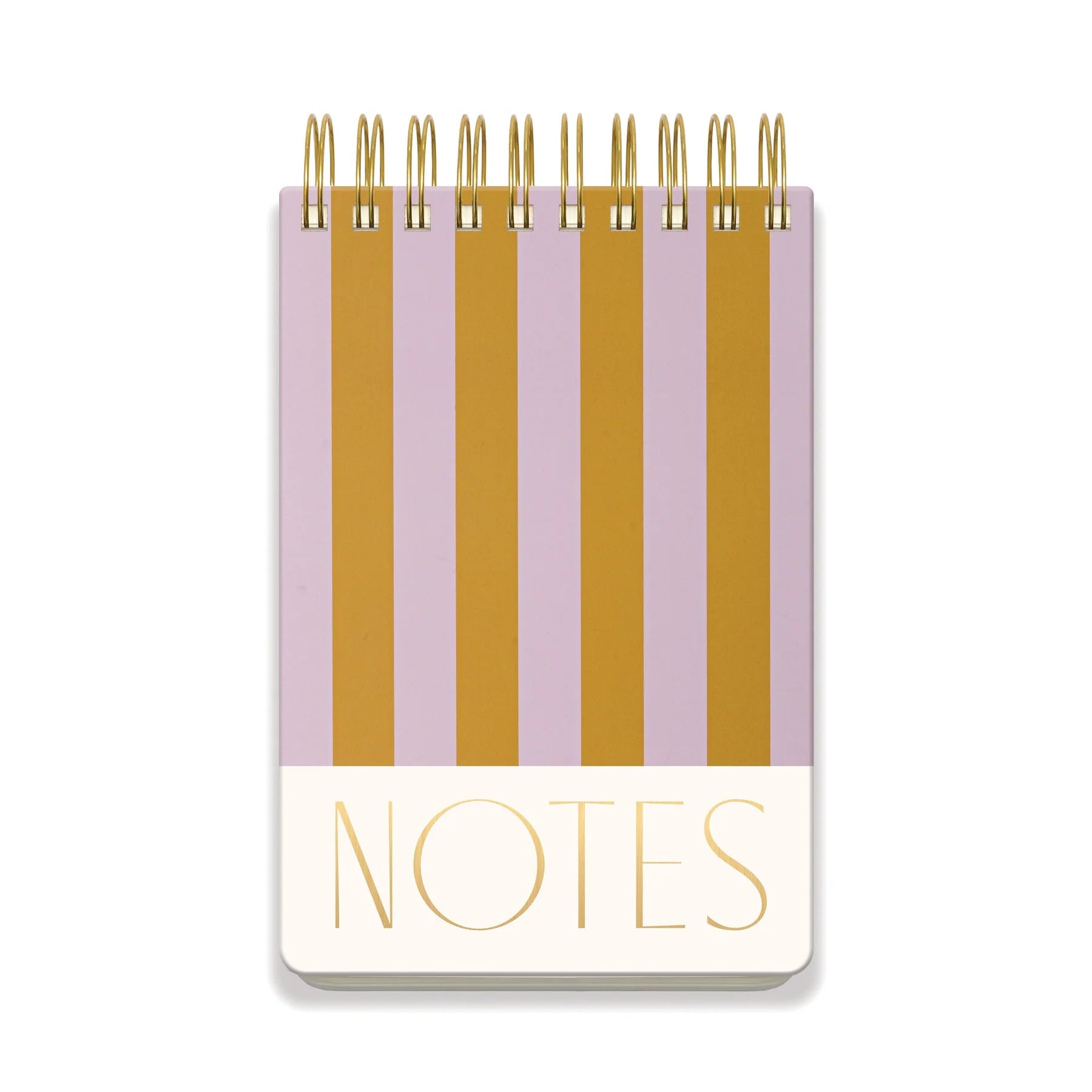 Large Chunky Notepad - Lilac & Ochre Stripes - Simply Rye