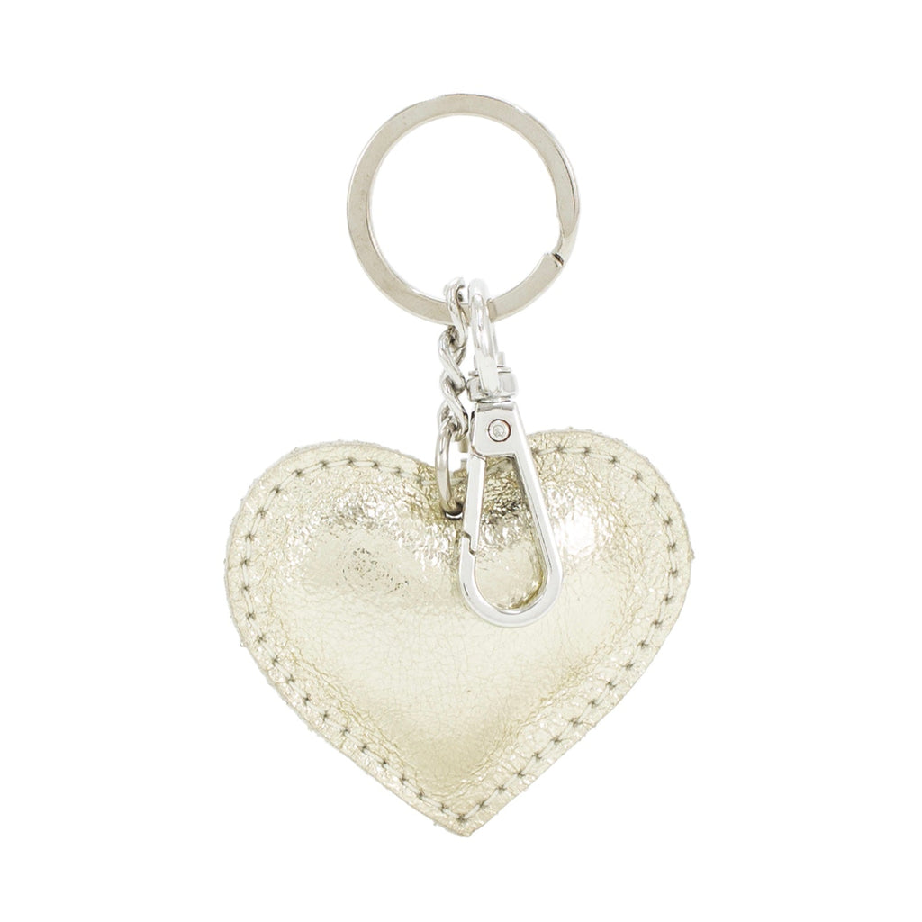 Leather Heart Keyring - Simply Rye