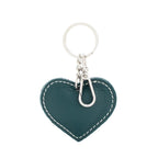 Leather Heart Keyring - Simply Rye