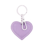 Leather Heart Keyring - Simply Rye