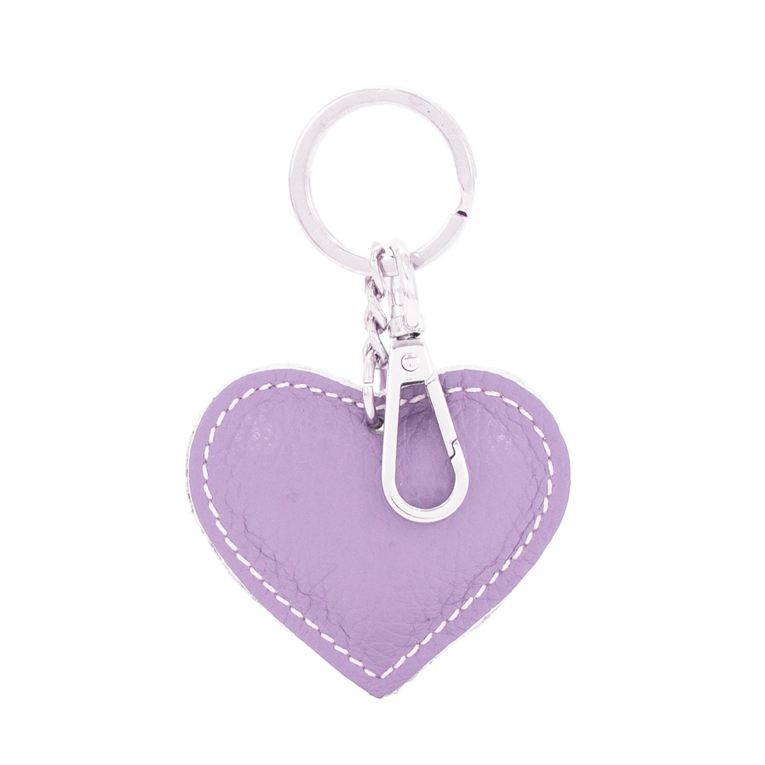 Leather Heart Keyring - Simply Rye