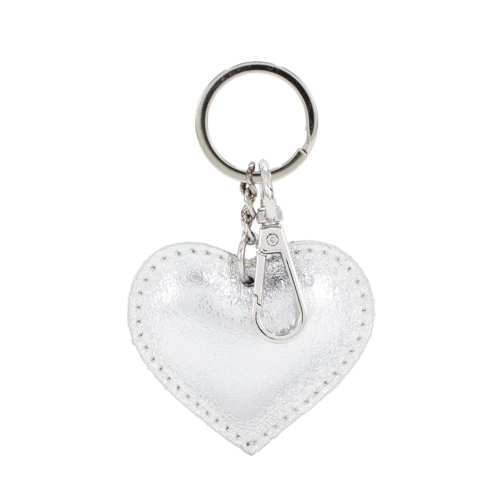 Leather Heart Keyring - Simply Rye