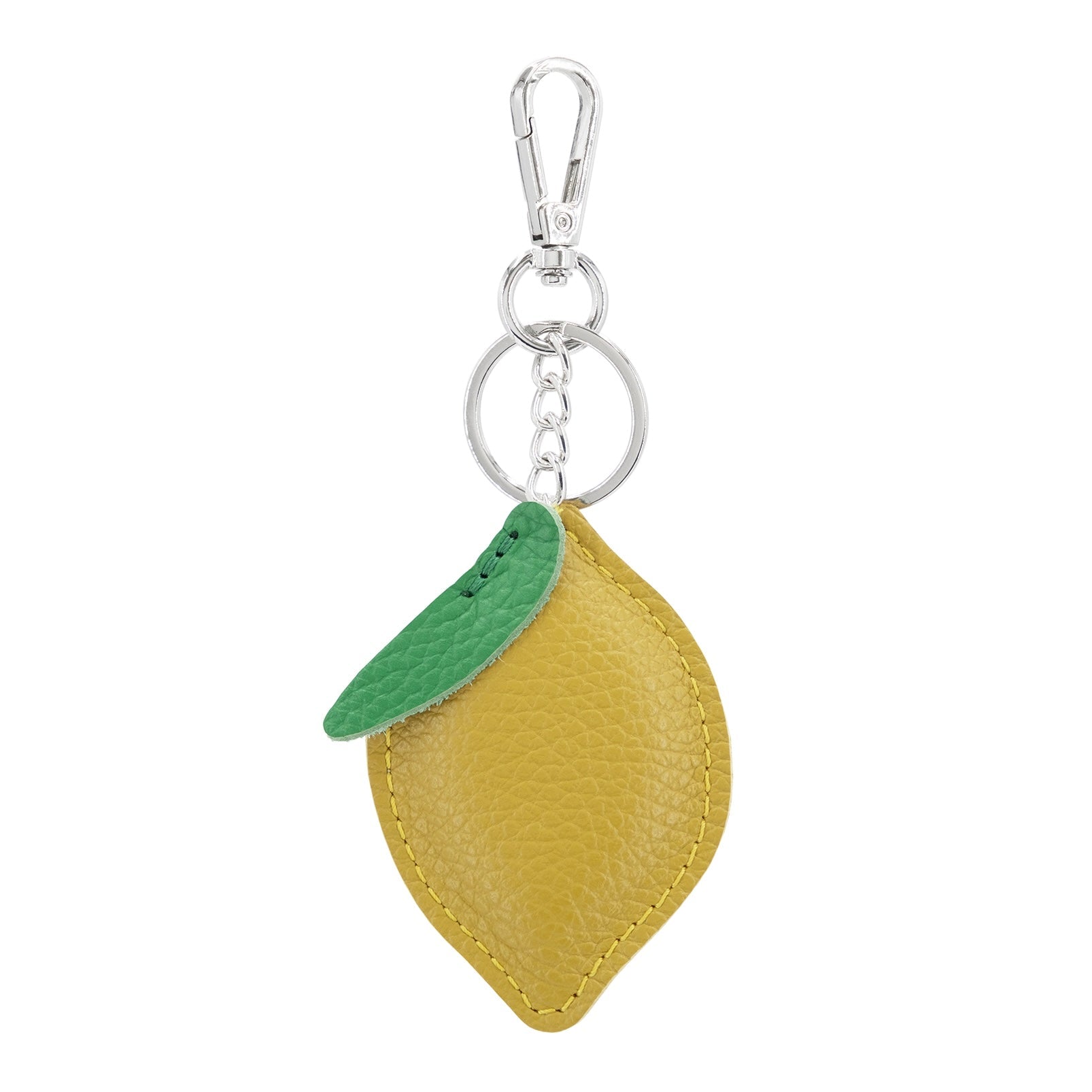 Leather Lemon Keyring - Simply Rye