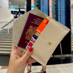 Leather Passport Holder - Mustard - Simply Rye