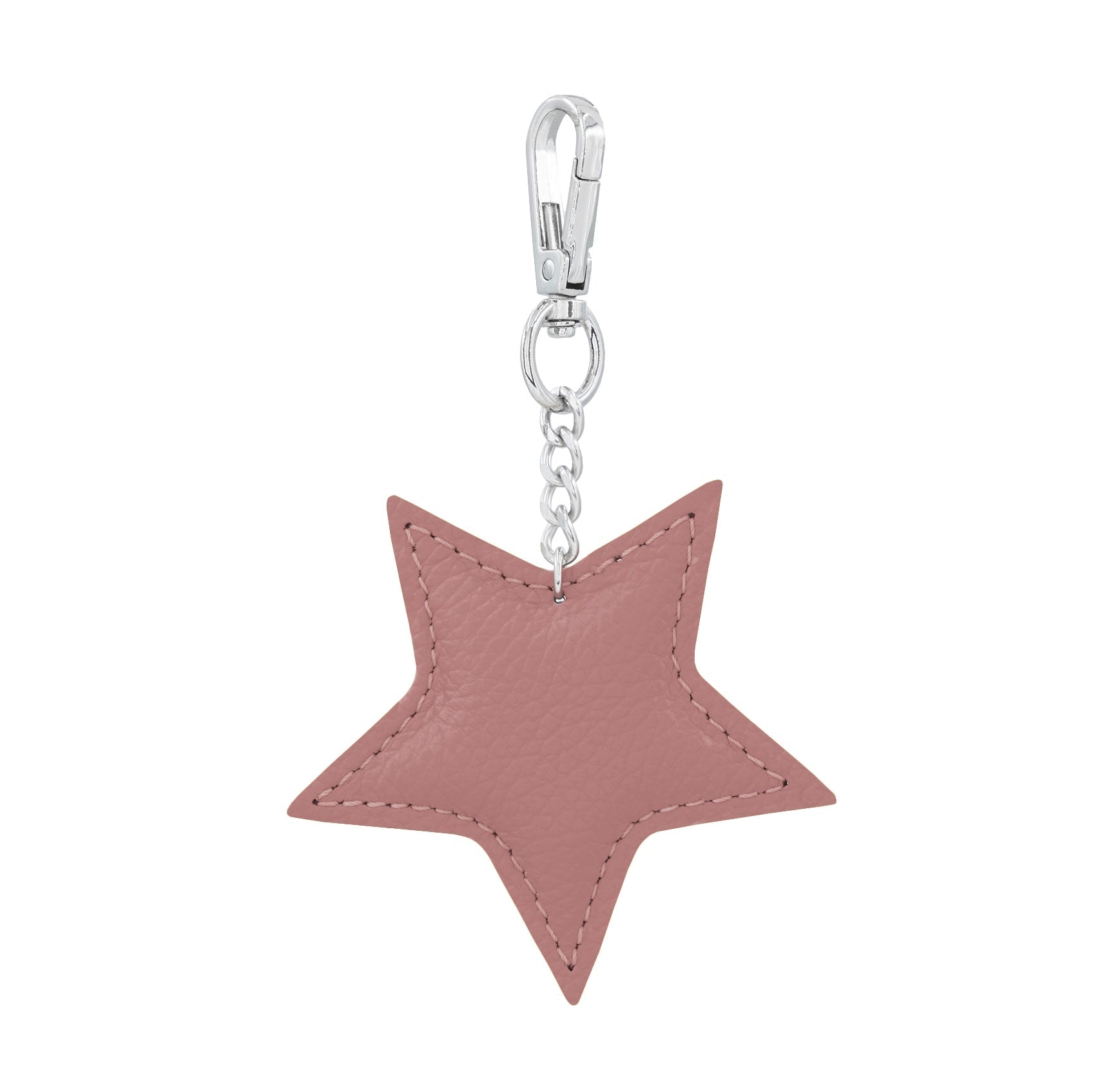Leather Star Keyring - Simply Rye