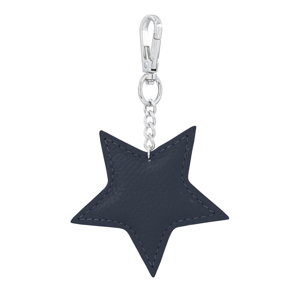Leather Star Keyring - Simply Rye