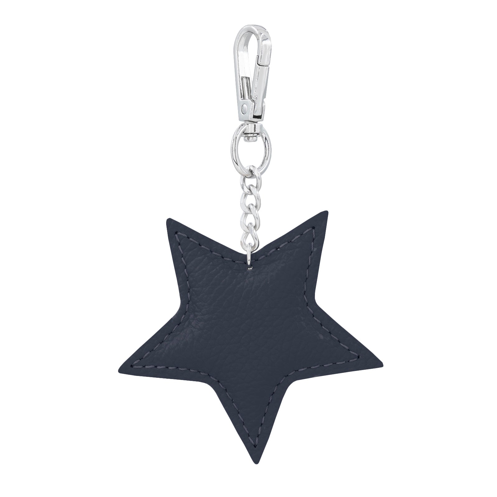 Leather Star Keyring - Simply Rye