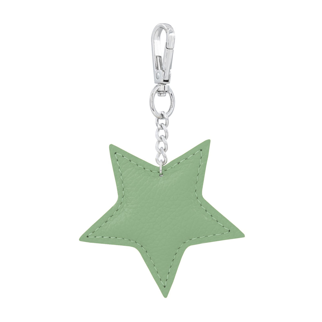 Leather Star Keyring - Simply Rye