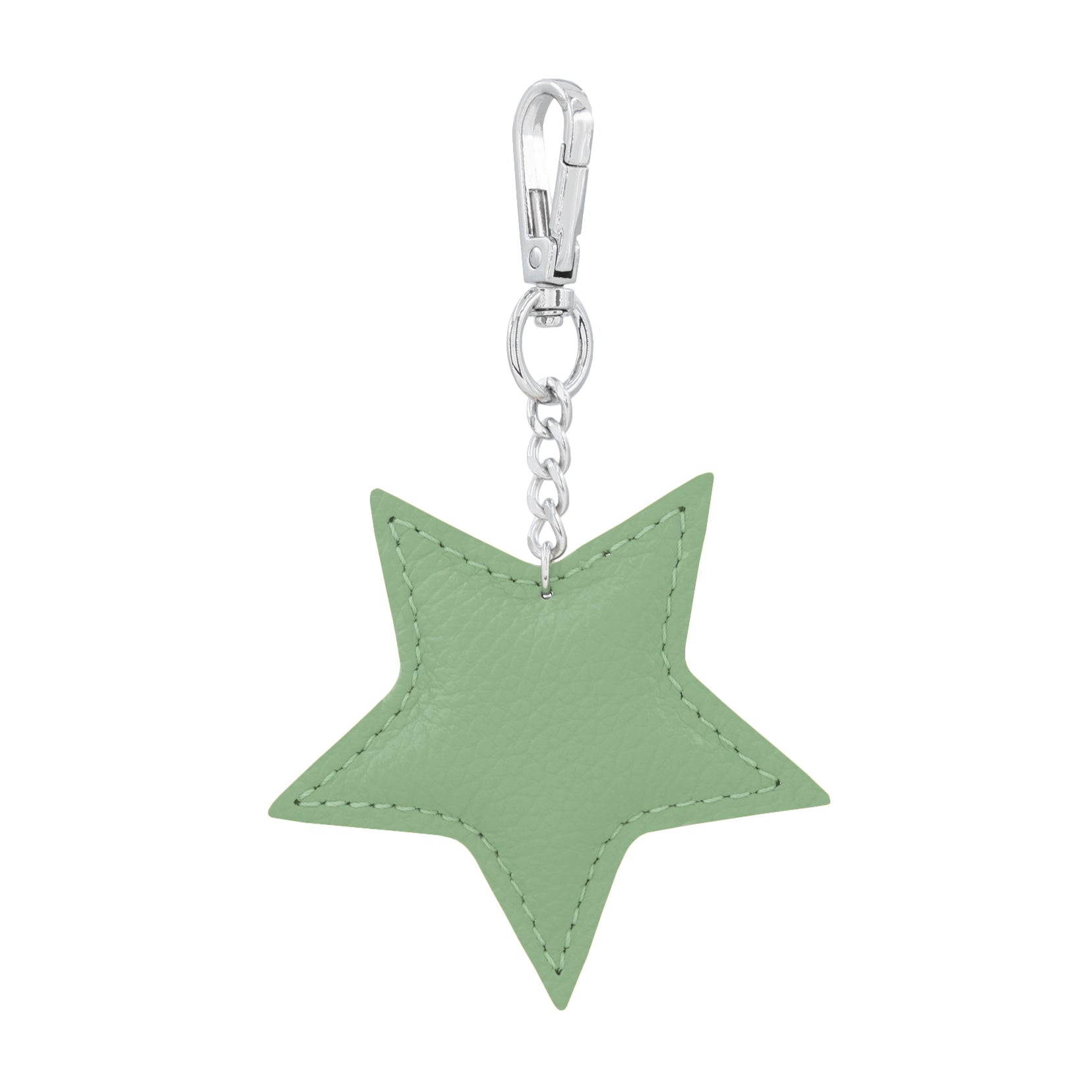 Leather Star Keyring - Simply Rye