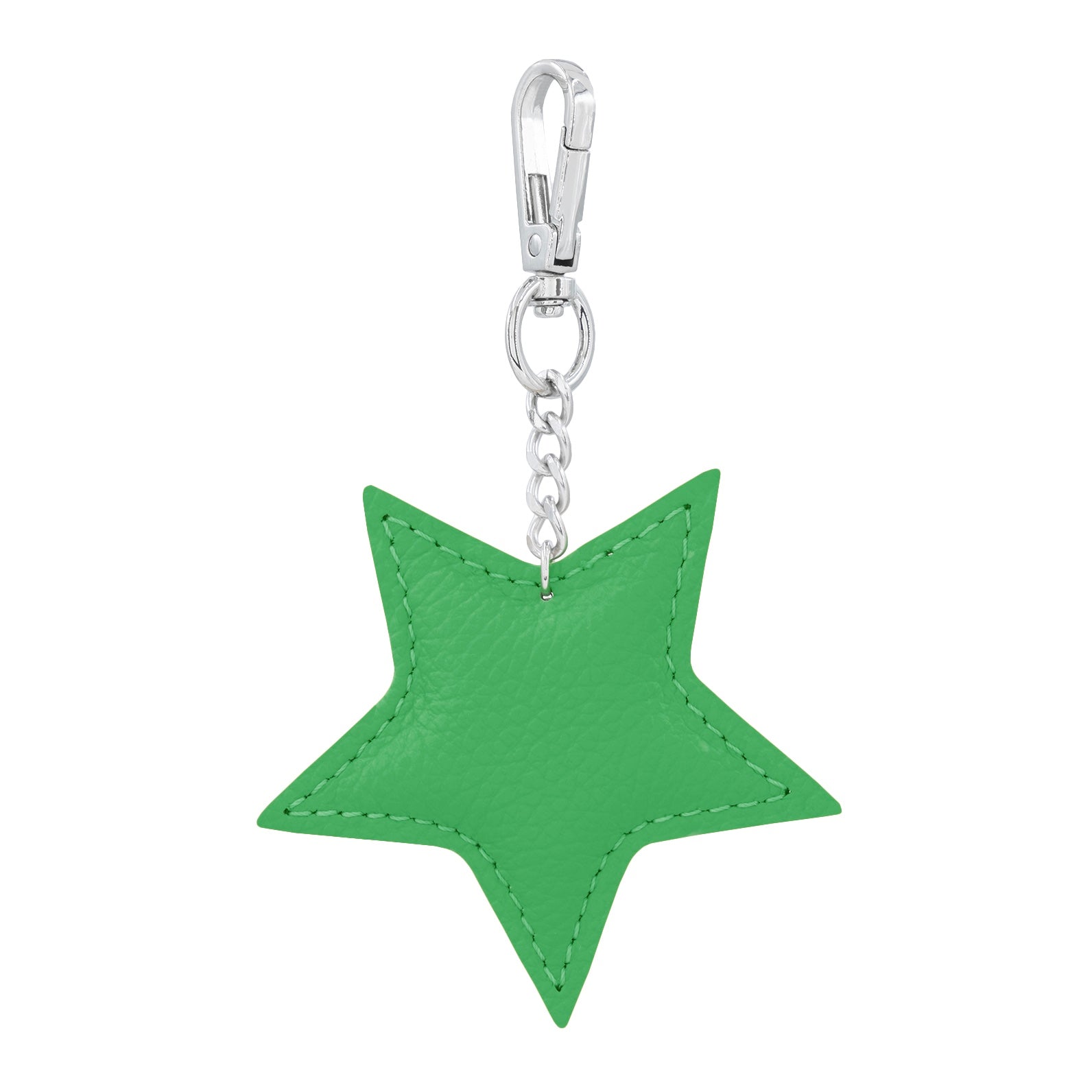 Leather Star Keyring - Simply Rye