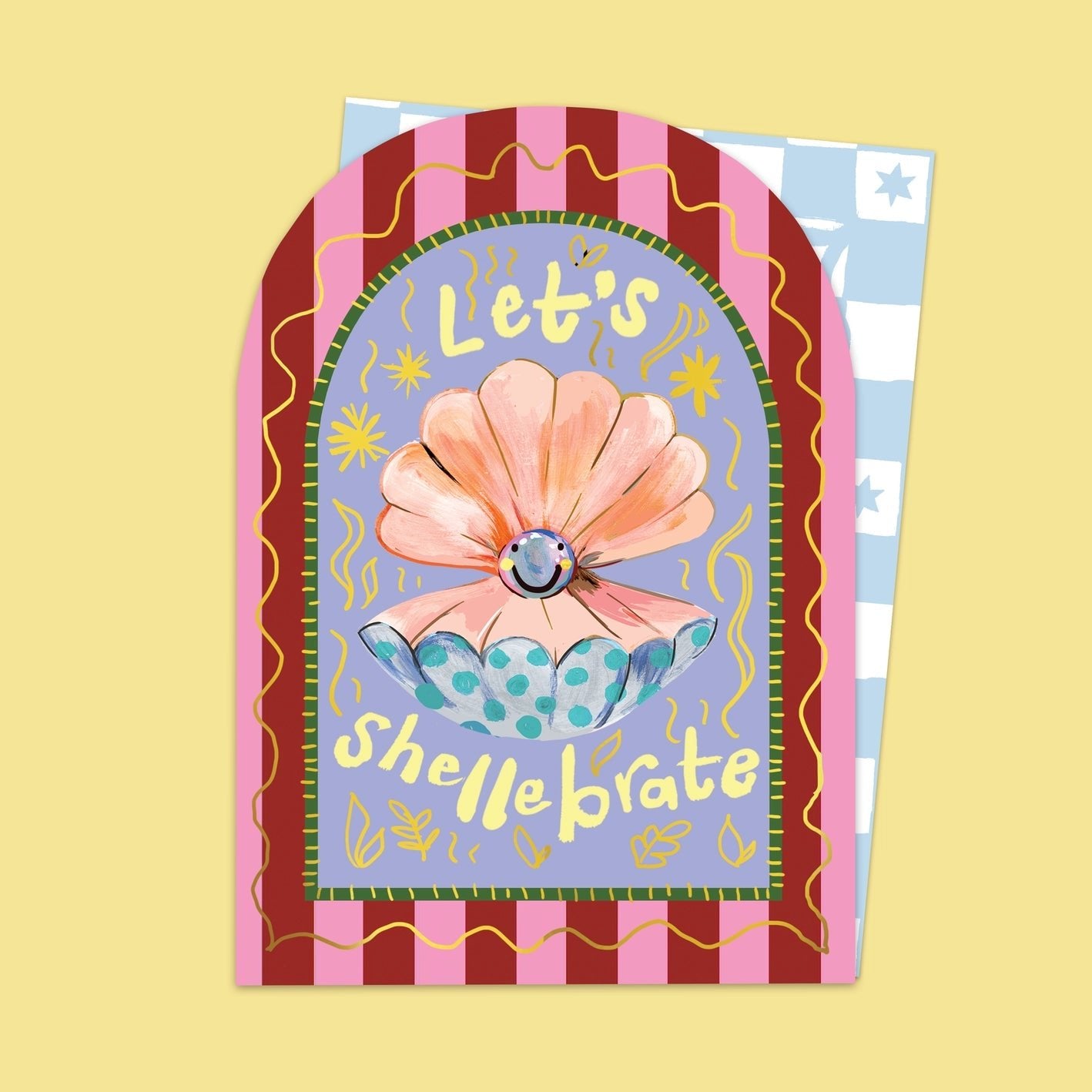'Let's Shellebrate’ Arched Card - Simply Rye