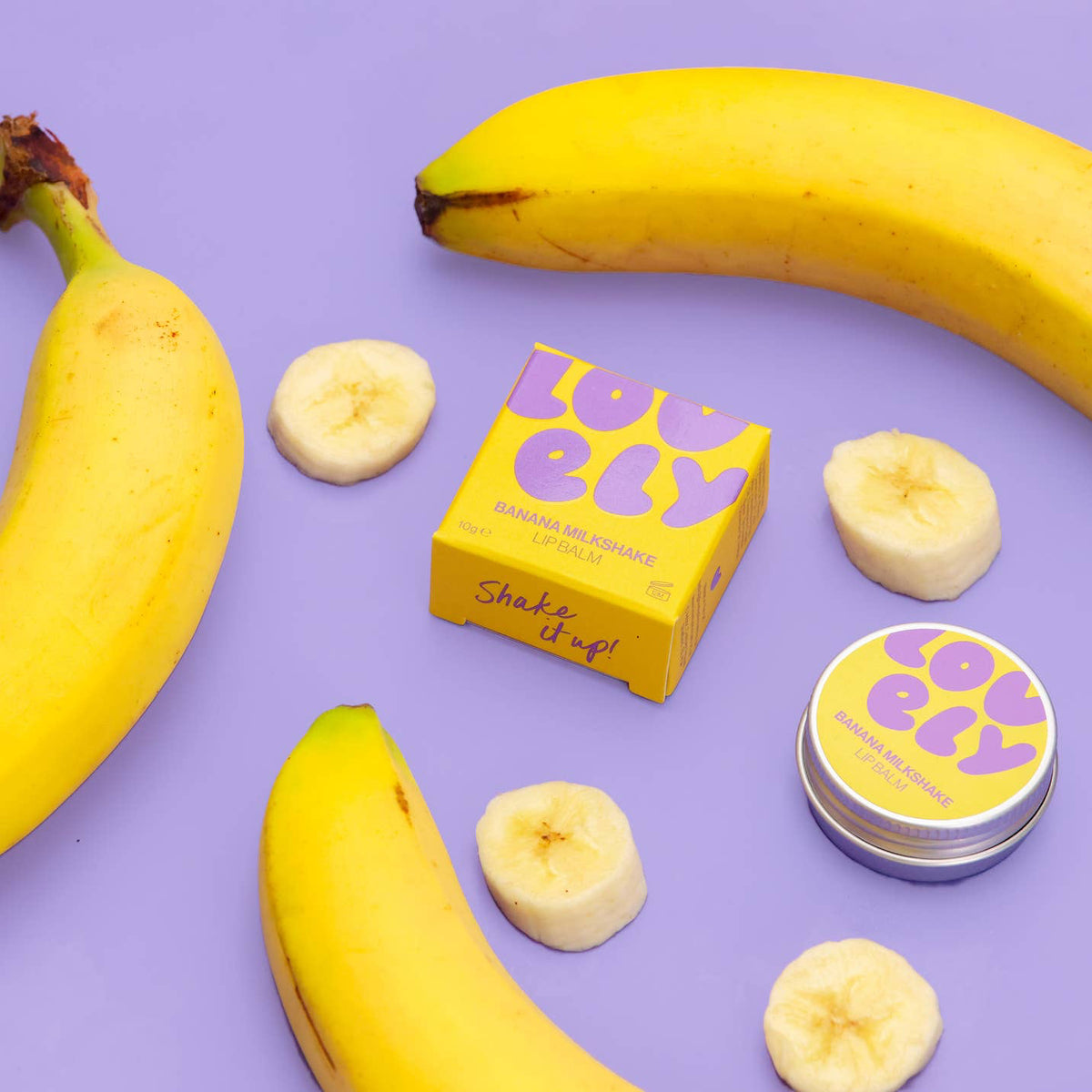 Lovely Lip Balm - Banana Milkshake