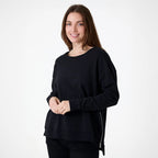 Loopback Zip Sweatshirt - Black - Simply Rye