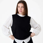 Lurex Cashmere Like Vest - Simply Rye