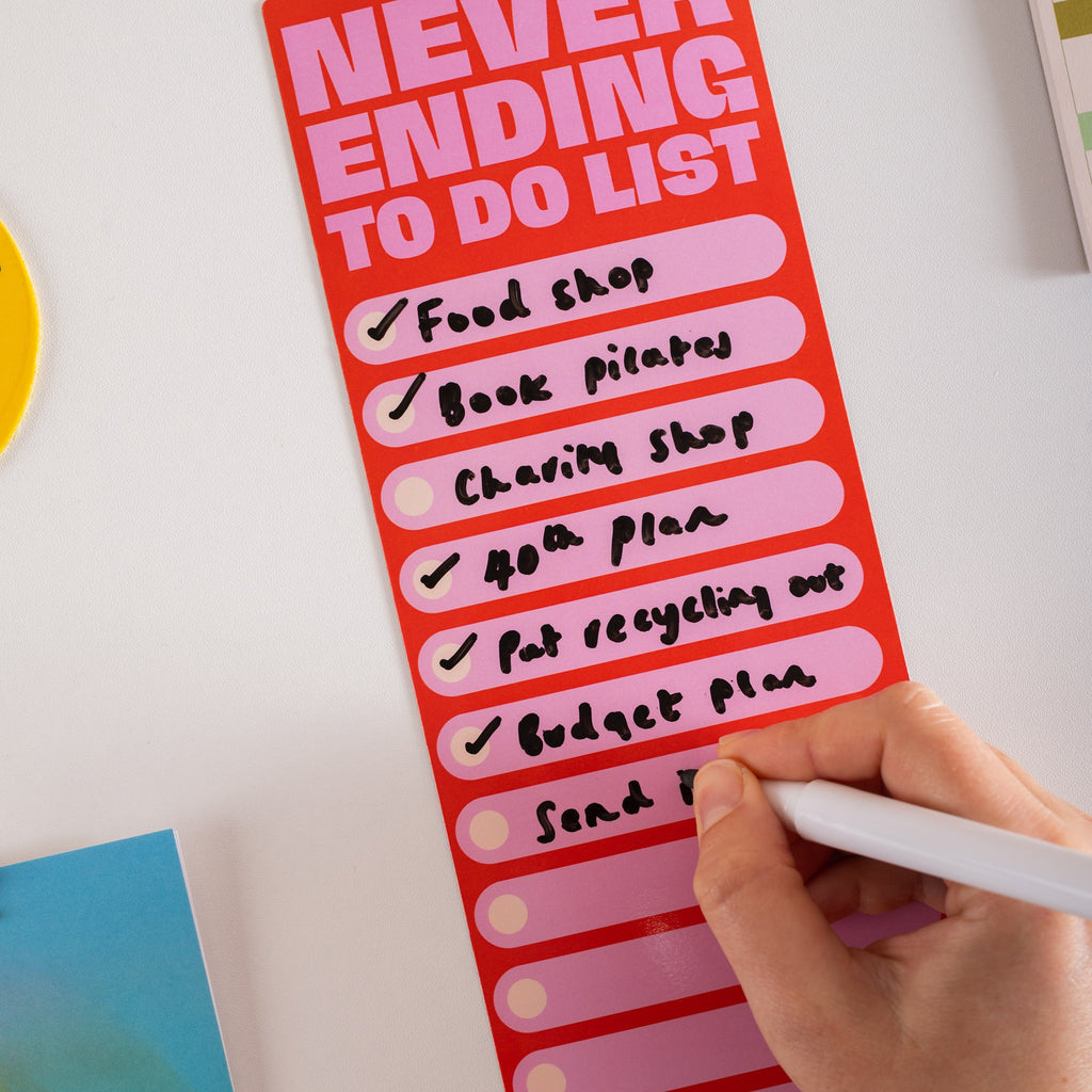 Magnetic Never Ending To Do List - Simply Rye