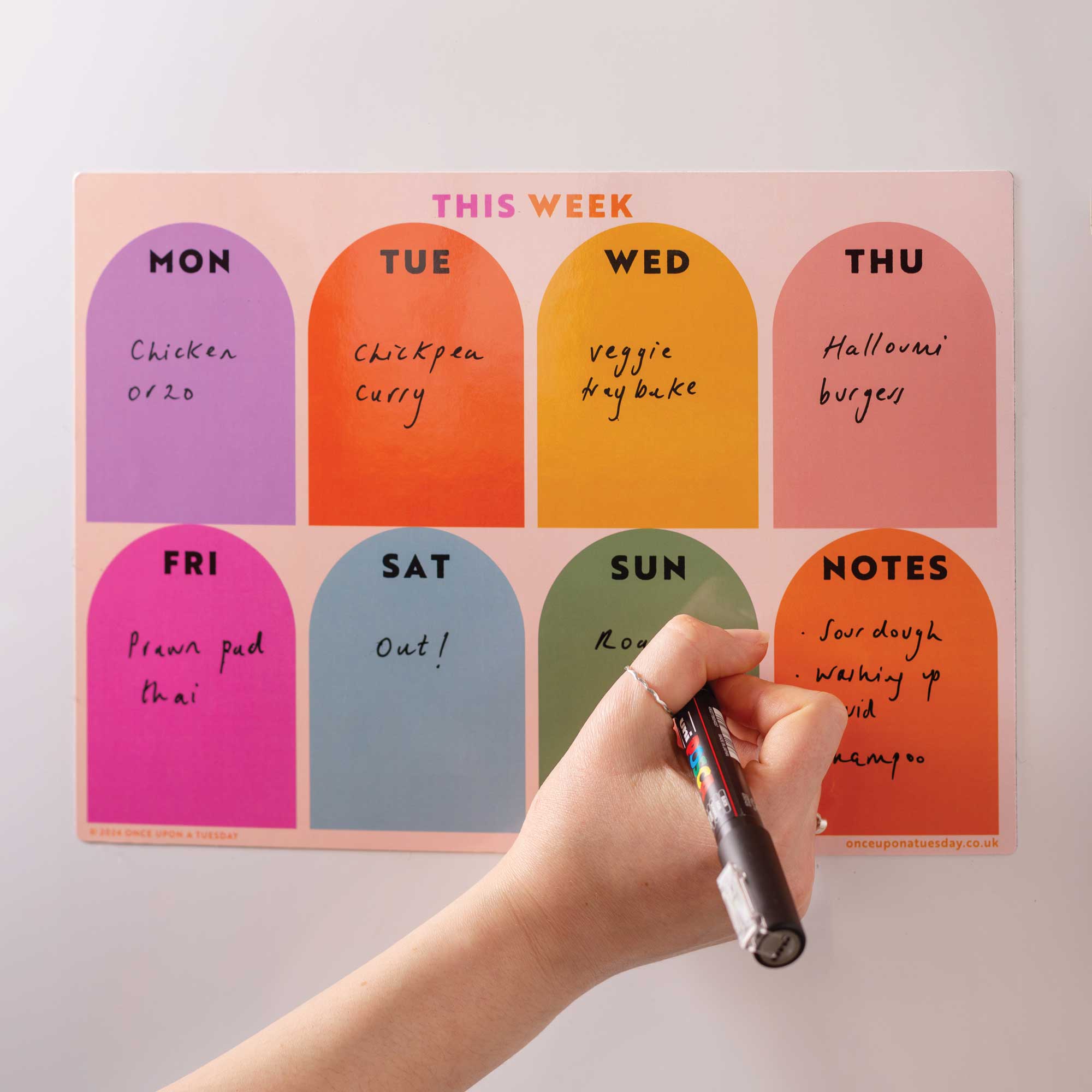 Magnetic Weekly Planner - Simply Rye