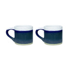 Marlowe Blue Espresso Mugs (Set of 2) - Simply Rye