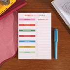 Meal Planner & Shopping List Pad - Work Hard, Play Nice - Simply Rye
