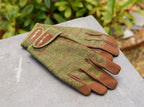 Men's Gardening Gloves - Green Tweed - Simply Rye