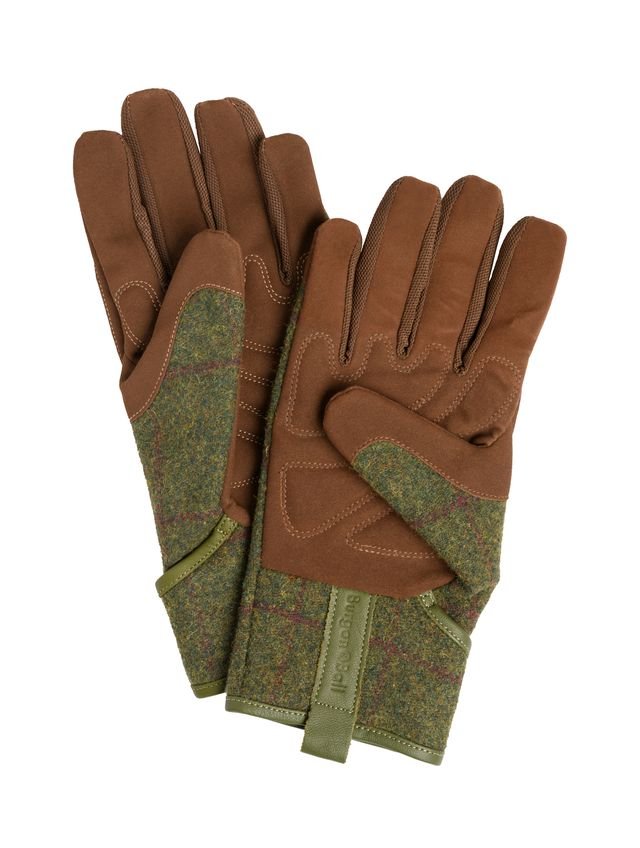 Men's Gardening Gloves - Green Tweed - Simply Rye