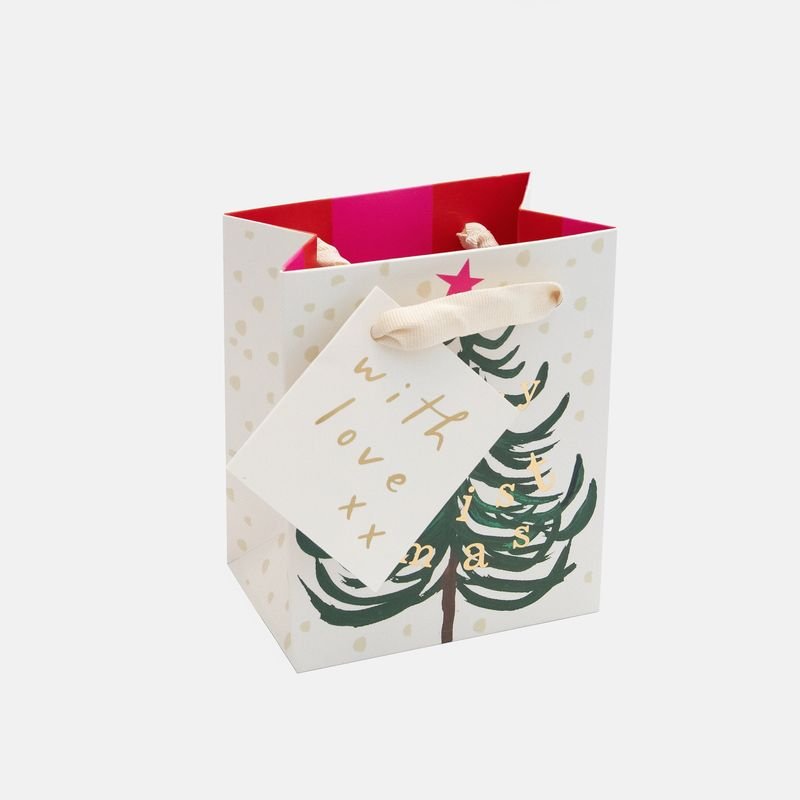 Merry Christmas Tree Petite Gift Bag - Simply Rye
