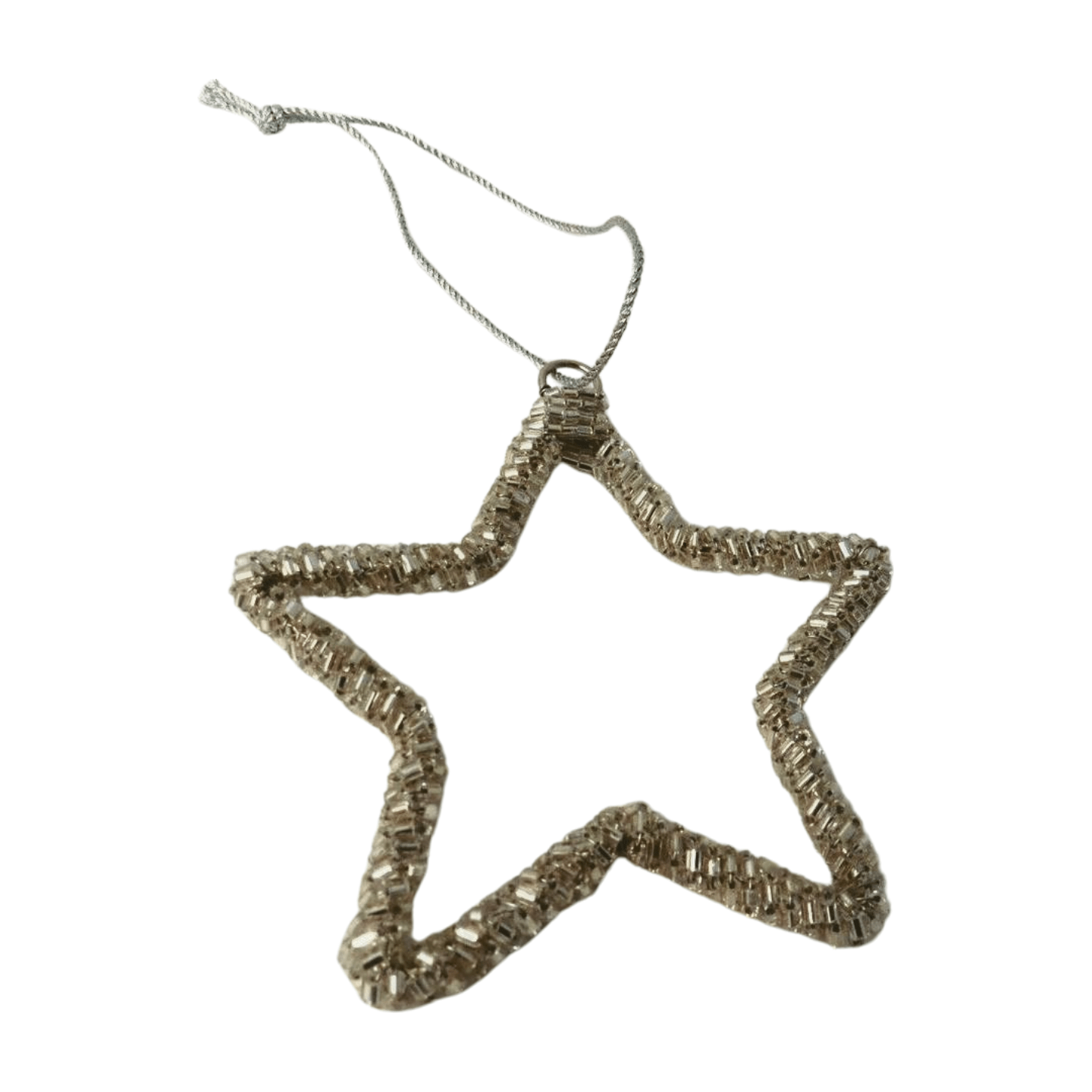 Mini Hanging Glass Bead Star Decoration - Simply Rye