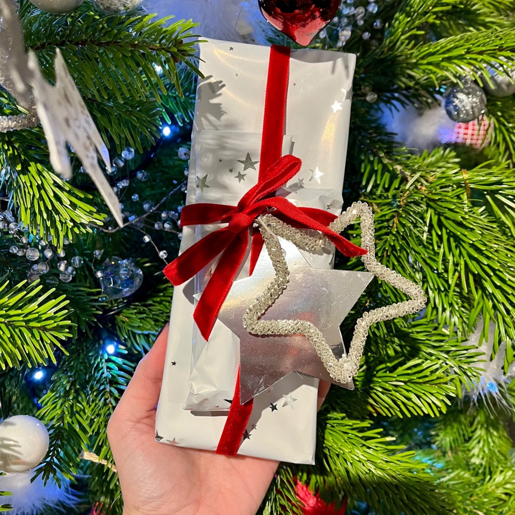 Mini Hanging Glass Bead Star Decoration - Simply Rye