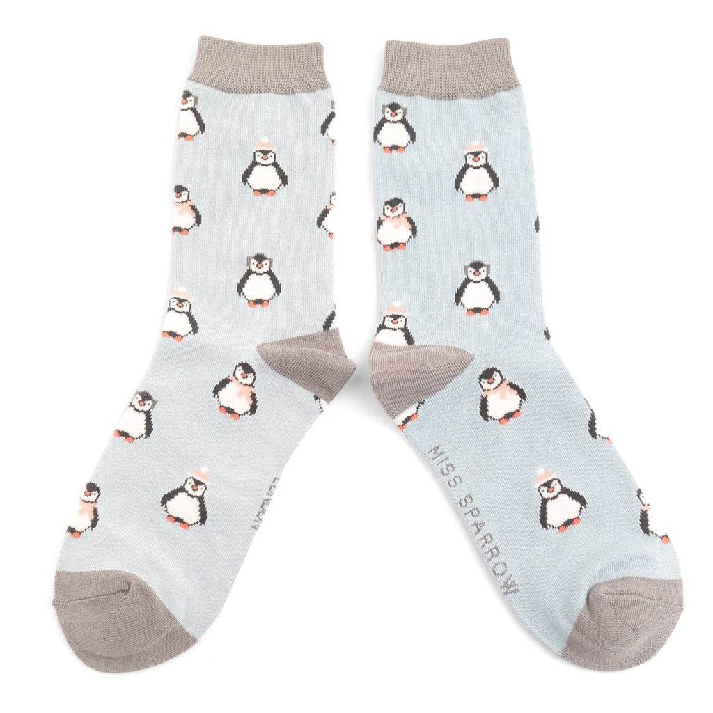 Miss Sparrow Baby Penguins Socks - Simply Rye