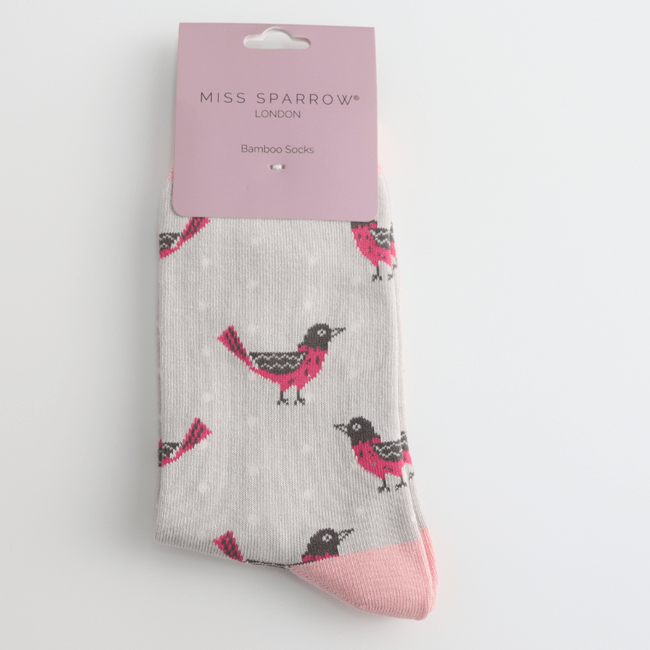 Miss Sparrow Blackbirds Socks - Simply Rye