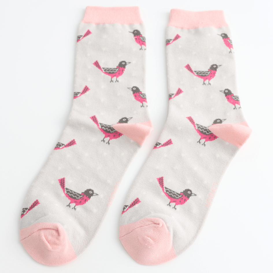 Miss Sparrow Blackbirds Socks - Simply Rye