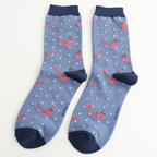 Miss Sparrow Blackbirds Socks - Simply Rye
