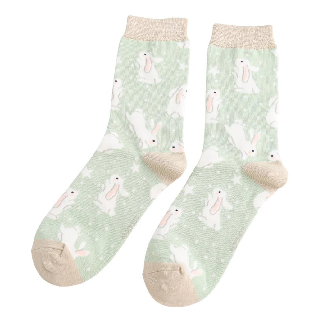 Miss Sparrow Bouncy Bunnies Socks - Simply Rye