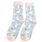 Miss Sparrow Bunnies & Daisies Socks - Simply Rye