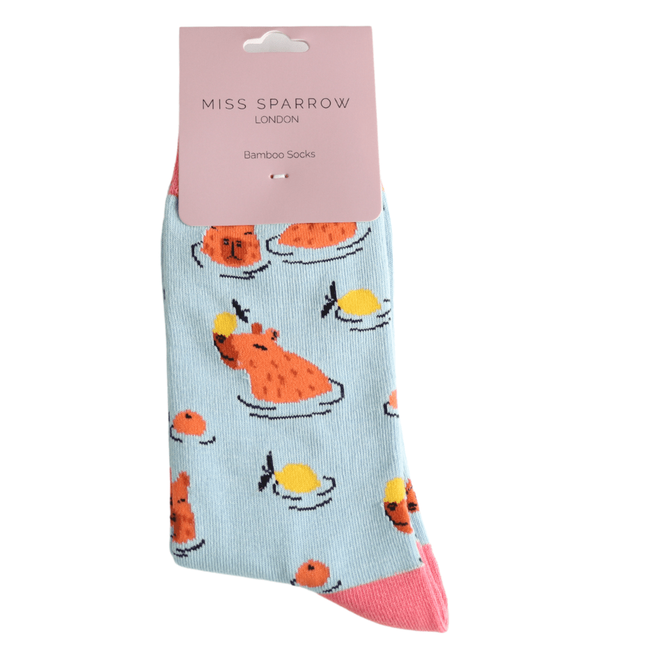 Miss Sparrow Capybara Socks - Simply Rye