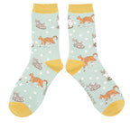 Miss Sparrow Cats & Spots Socks - Simply Rye