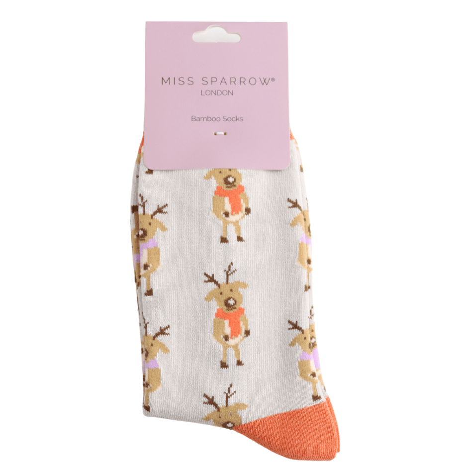 Miss Sparrow Cozy Reindeer Socks - Simply Rye