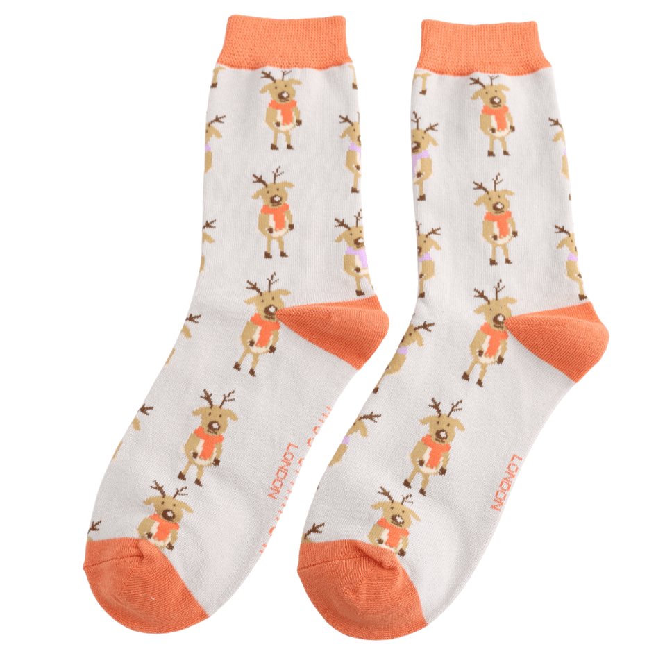 Miss Sparrow Cozy Reindeer Socks - Simply Rye